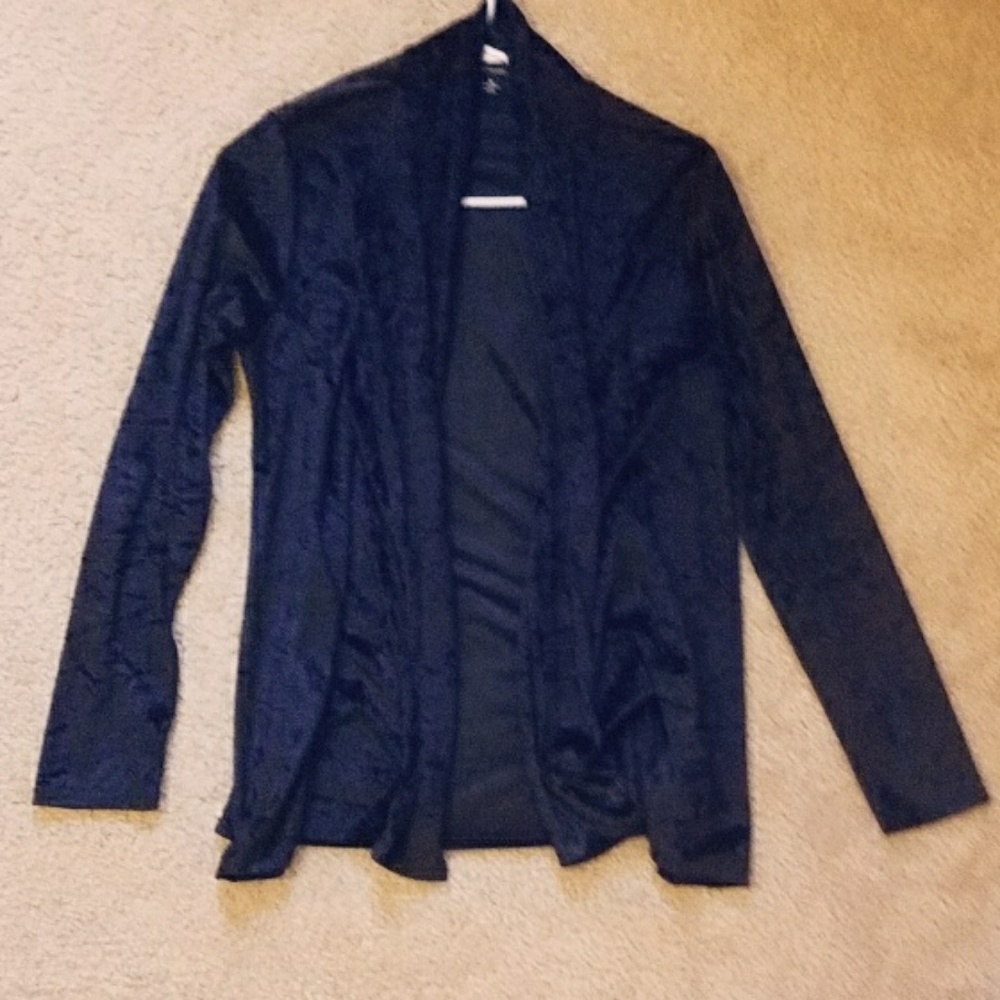 Black Velvet Cardigan